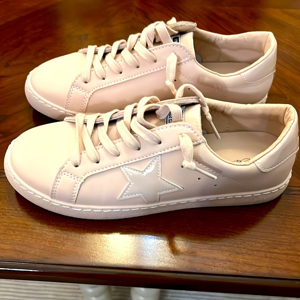 VINTAGE HAVANA, Star Patch Sneakers, blush